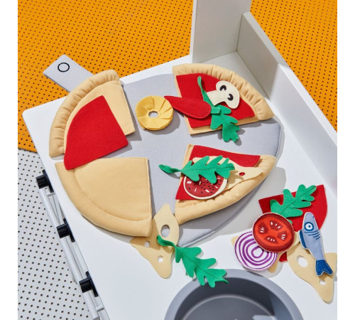Zestaw do pizzy 24 szt., pizza/wielobarwny DUKTIG 104.235.94