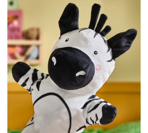 3-elementowy zestaw pacynek, Krokodyl zebra/tygrys wielobarwny NATTHÄGER 205.972.54