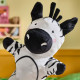 3-elementowy zestaw pacynek, Krokodyl zebra/tygrys wielobarwny NATTHÄGER 205.972.54