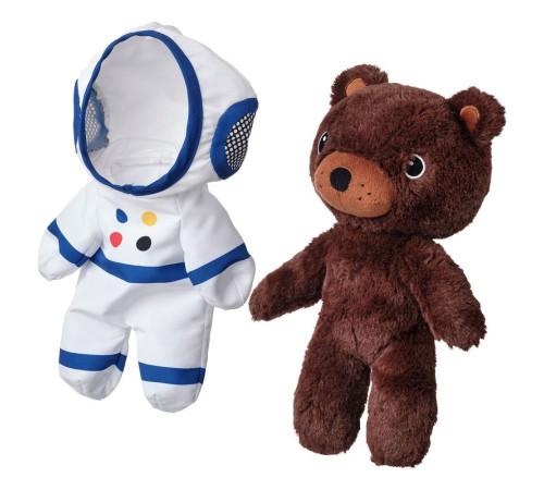 Pluszowy astronauta w skafandrze, niedźwiedź AFTONSPARV 405.515.42