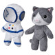 Pluszowy astronauta w skafandrze, kot AFTONSPARV 605.515.36