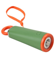 Ręcznie zasilana latarka LED, zielony/pomarańczowy MAJBAGGE 305.573.99