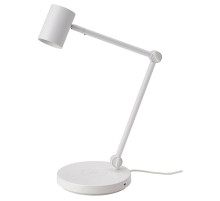 Lampa biurkowa z ładow. indukcyjną, biały NYMÅNE 104.486.03