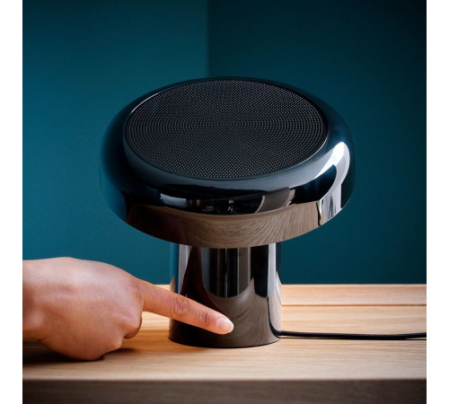 Лампа со встроенным Bluetooth-динамиком, черная BLOMPRAKT 805.968.69