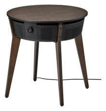 Stół z oczyszczaczem powietrza, bejcowana okleina dębowa/ciemnobrązowy smart STARKVIND 805.019.51