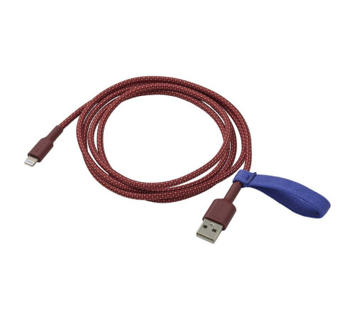 Разъем USB-A на Lightning, темно-красно-коричневый, LILLHULT 006.176.96