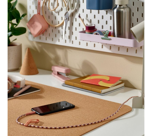 USB-C на Lightning, розовый/бежевый LILLHULT 006.177.00