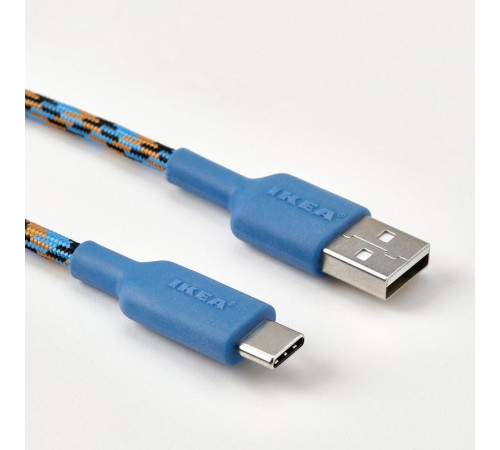 USB-A — USB-C, сине-оранжевый LILLHULT 206.176.95