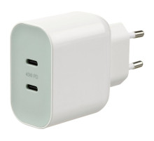 Зарядное устройство с 2 портами USB, мощностью 45 Вт, с функцией быстрой зарядки SJÖSS 805.800.38