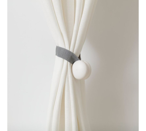 Magnetyczna opaska do zasłon, szary BERGKLEMATIS 904.985.52