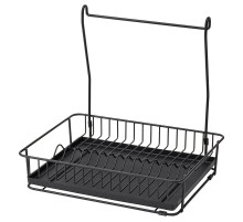 Сушилка для посуды, черная HULTARP 604.487.66
