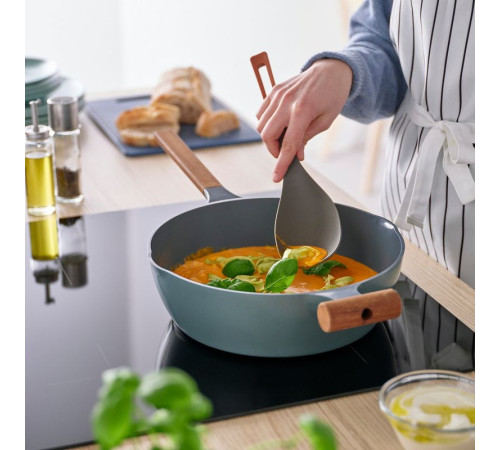 Głęboka łyżka do gotowania, ciemnoszarobrązowy/czerwonobrązowy KNORRHANE 105.996.68