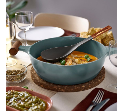 Głęboka łyżka do gotowania, ciemnoszarobrązowy/czerwonobrązowy KNORRHANE 105.996.68