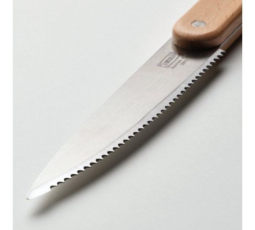 3-częściowy zest przyborów grill, stal nierdz/buk GRILLTIDER 206.137.44
