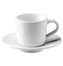 Чашка для эспрессо с блюдцем, белая, IKEA 365+ 102.834.09