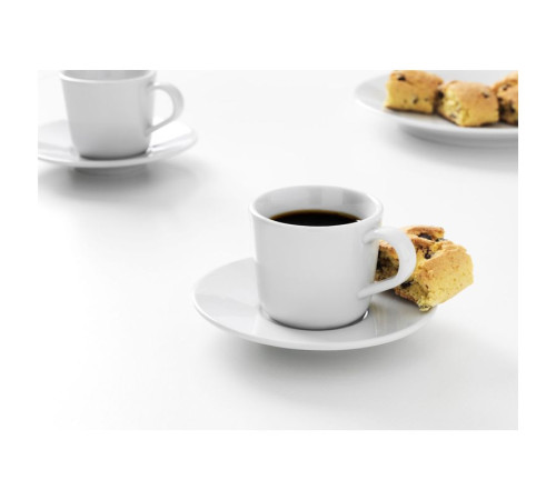 Чашка для эспрессо с блюдцем, белая, IKEA 365+ 102.834.09