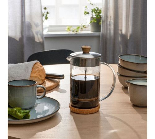 Кофеварка/чайник, прозрачное стекло/нержавеющая сталь IKEA 365+ 205.327.24