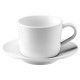 Чашка с блюдцем, белая, IKEA 365+ 702.834.06