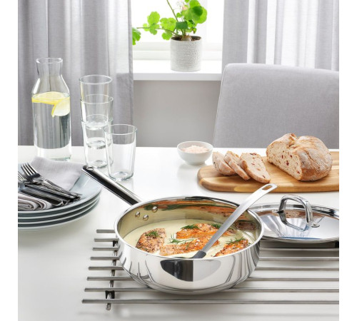 Сковорода для жарки, нержавеющая сталь, IKEA 365+ 004.842.53