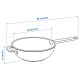 Wok, stal nierdz/powłoka zapobiegająca przywieraniu IKEA 365+ 105.807.15