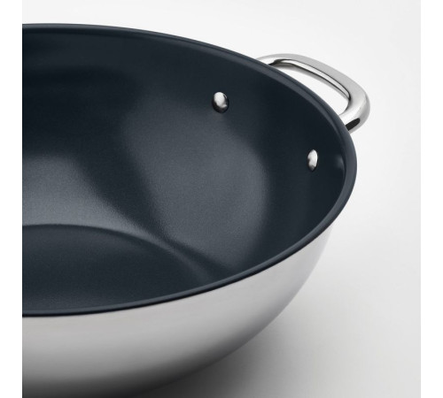 Wok, stal nierdz/powłoka zapobiegająca przywieraniu IKEA 365+ 105.807.15