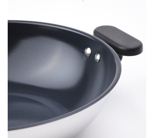 Wok, powłoka zapobiegająca przywieraniu/stal nierdz MIDDAGSMAT 504.636.96