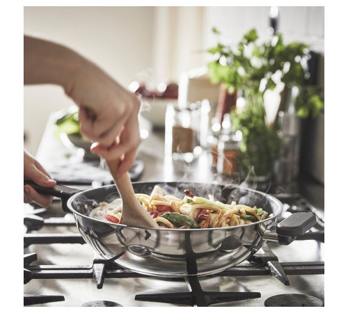 Wok, powłoka zapobiegająca przywieraniu/stal nierdz MIDDAGSMAT 504.636.96