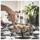 Wok, powłoka zapobiegająca przywieraniu/stal nierdz MIDDAGSMAT 504.636.96