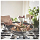Wok, powłoka zapobiegająca przywieraniu/stal nierdz MIDDAGSMAT 504.636.96