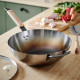 Wok z pokrywką, szkło/stal węglowa buk VARDAGEN 806.048.45