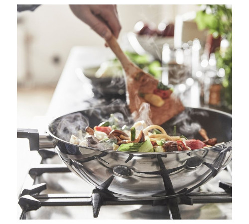 Wok, powłoka zapobiegająca przywieraniu/stal nierdz MIDDAGSMAT 905.452.28