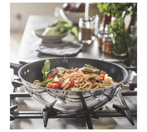 Wok, powłoka zapobiegająca przywieraniu/stal nierdz MIDDAGSMAT 905.452.28