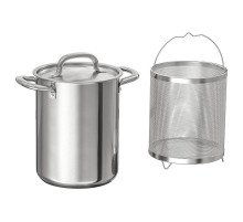 Кастрюля с вставкой, нержавеющая сталь, IKEA 365+ 404.842.94
