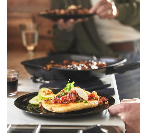 Patelnia grill., powłoka zapobiegająca przywieraniu czarny HEMLAGAD 305.809.03