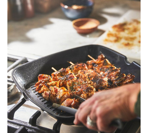 Patelnia grill., powłoka zapobiegająca przywieraniu czarny HEMLAGAD 305.809.03