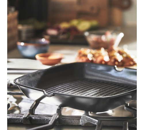 Patelnia grill., powłoka zapobiegająca przywieraniu czarny HEMLAGAD 305.809.03