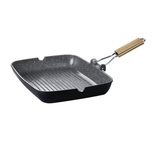 Patelnia grill., powłoka zapobiegająca przywieraniu czarny HUSKNUT 505.835.52