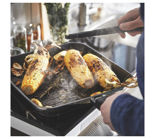 Patelnia grill., powłoka zapobiegająca przywieraniu/stal nierdz MIDDAGSMAT 604.636.91