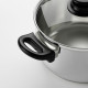 Кастрюля с крышкой, стекло/нержавеющая сталь ANNONS 802.984.74