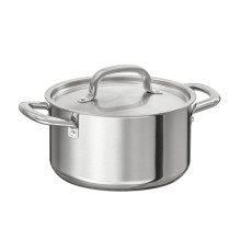 Кастрюля с крышкой, нержавеющая сталь, IKEA 365+ 904.842.44