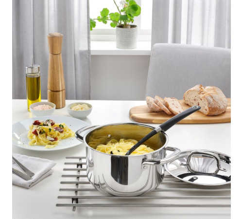 Кастрюля с крышкой, нержавеющая сталь, IKEA 365+ 904.842.44