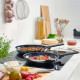 Patelnie, 2 szt., powłoka zapobiegająca przywieraniu/stal nierdz MIDDAGSMAT 005.964.77