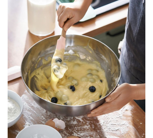 Przybory kuchenne, 4 szt., drewno/bladoróżowy BAKTIDER 206.330.87