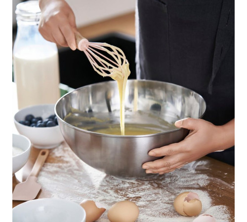 Przybory kuchenne, 4 szt., drewno/bladoróżowy BAKTIDER 206.330.87