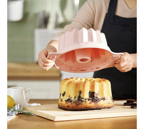 Forma do babki z kominem, bladoróżowy BAKTIDER 606.330.90
