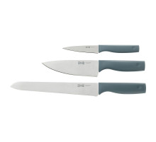 Komplet noży, 3 szt., szaroturkusowy TIGERBARB 005.595.78