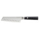 Nóż santoku, Stal damasceńska/czarny FJÄLLRÖDING 806.314.72