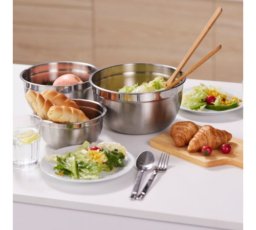 Миска с крышкой, набор из 3 штук CIKLID 605.592.74