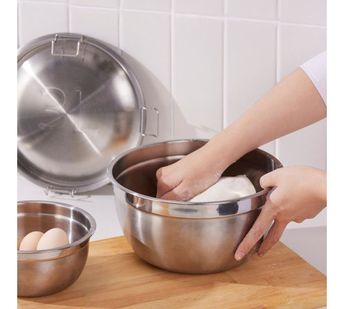 Миска с крышкой, набор из 3 штук CIKLID 605.592.74