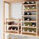 Stojak na 9 butelek wina, lite drewno HUTTEN 700.324.51
